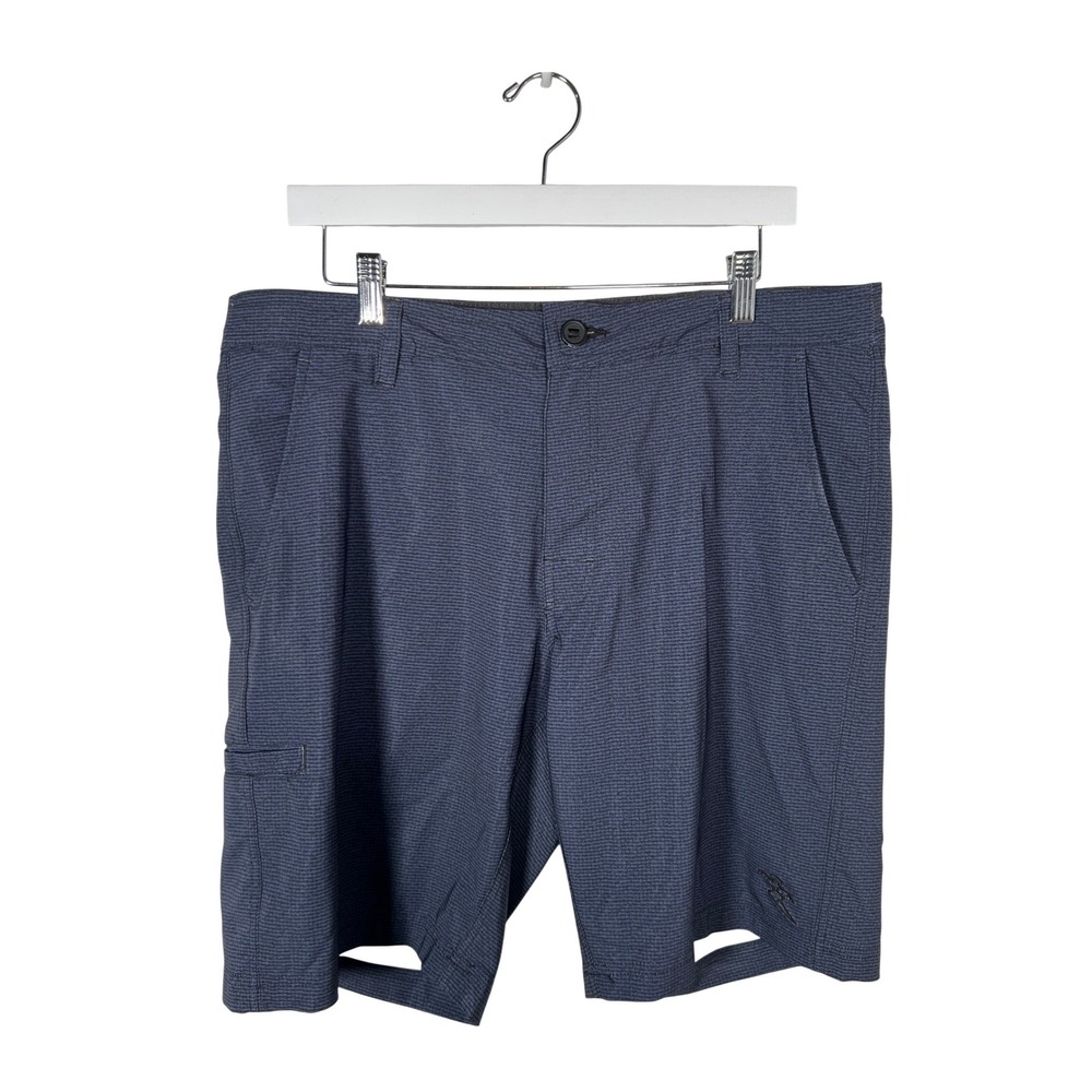 DaHui Navy Blue Hybrid Shorts Mens 34 Stretch Boardshorts Surf Casual Swim
